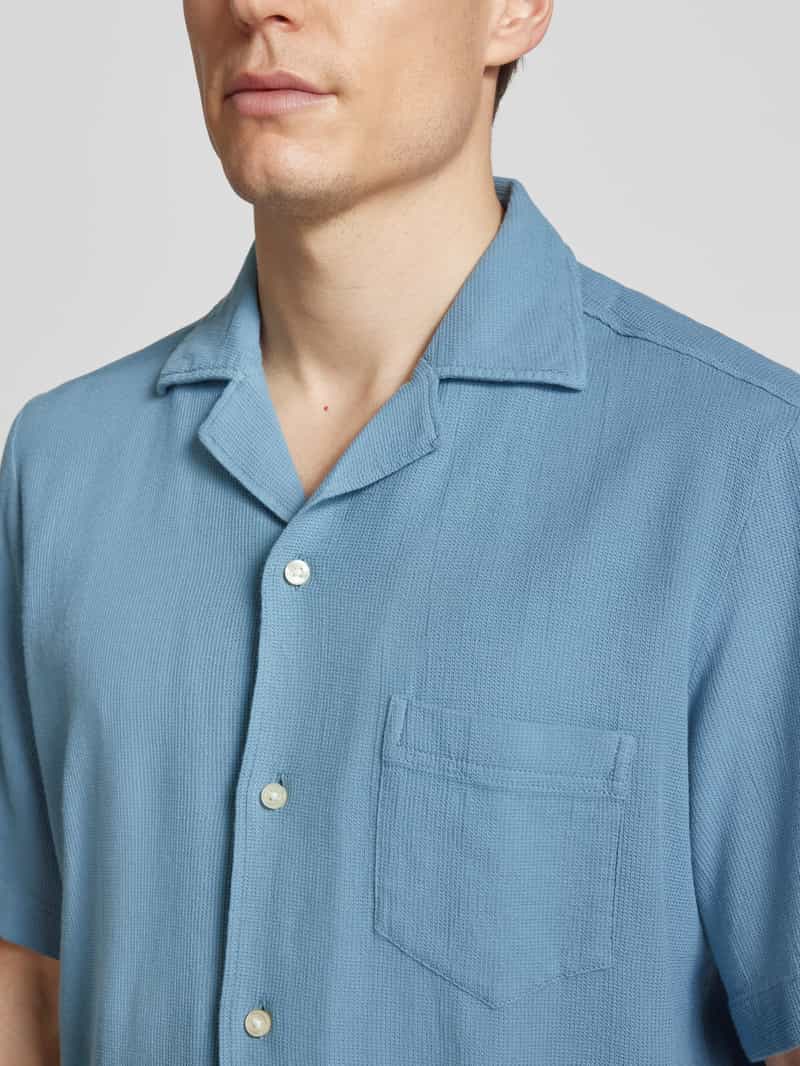 Boss Orange Regular fit vrijetijdsoverhemd met structuurmotief model 'Raye'
