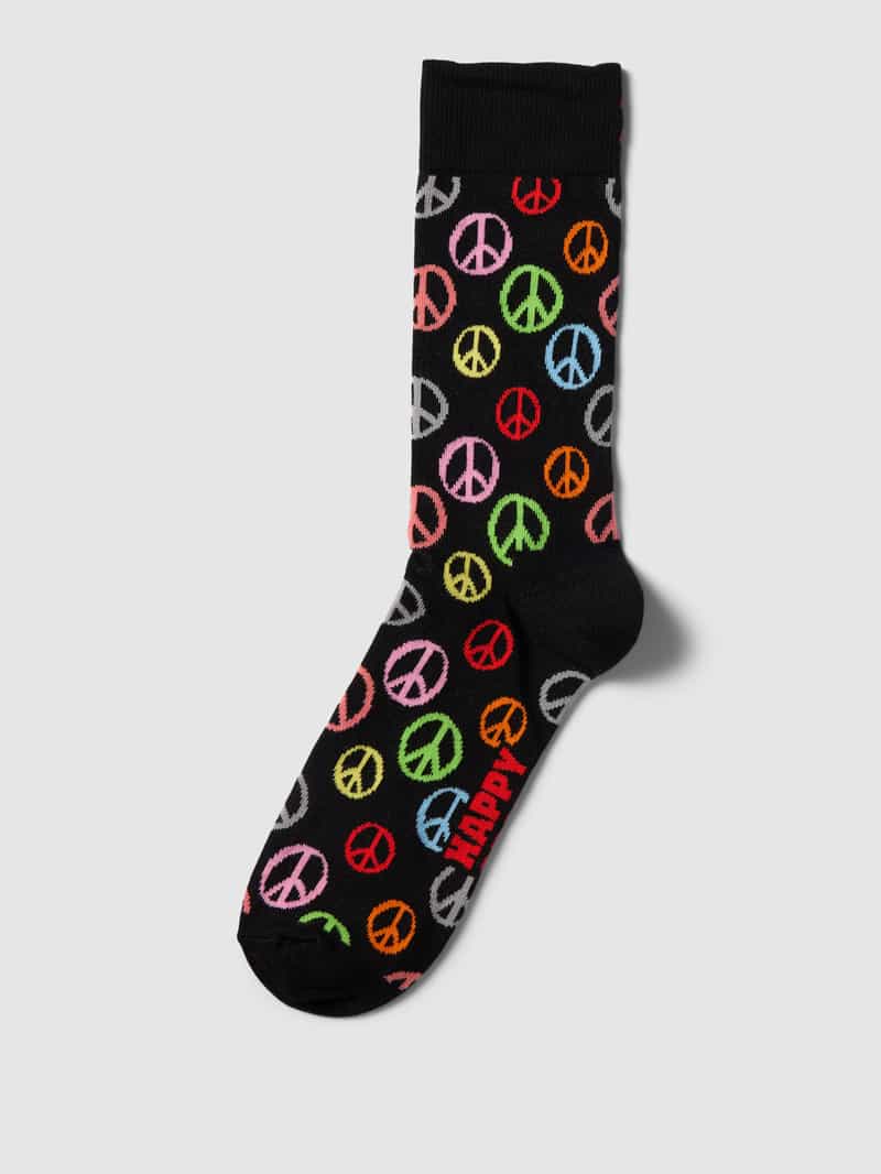 Happy Socks Sokken met all-over motief model 'Peace'