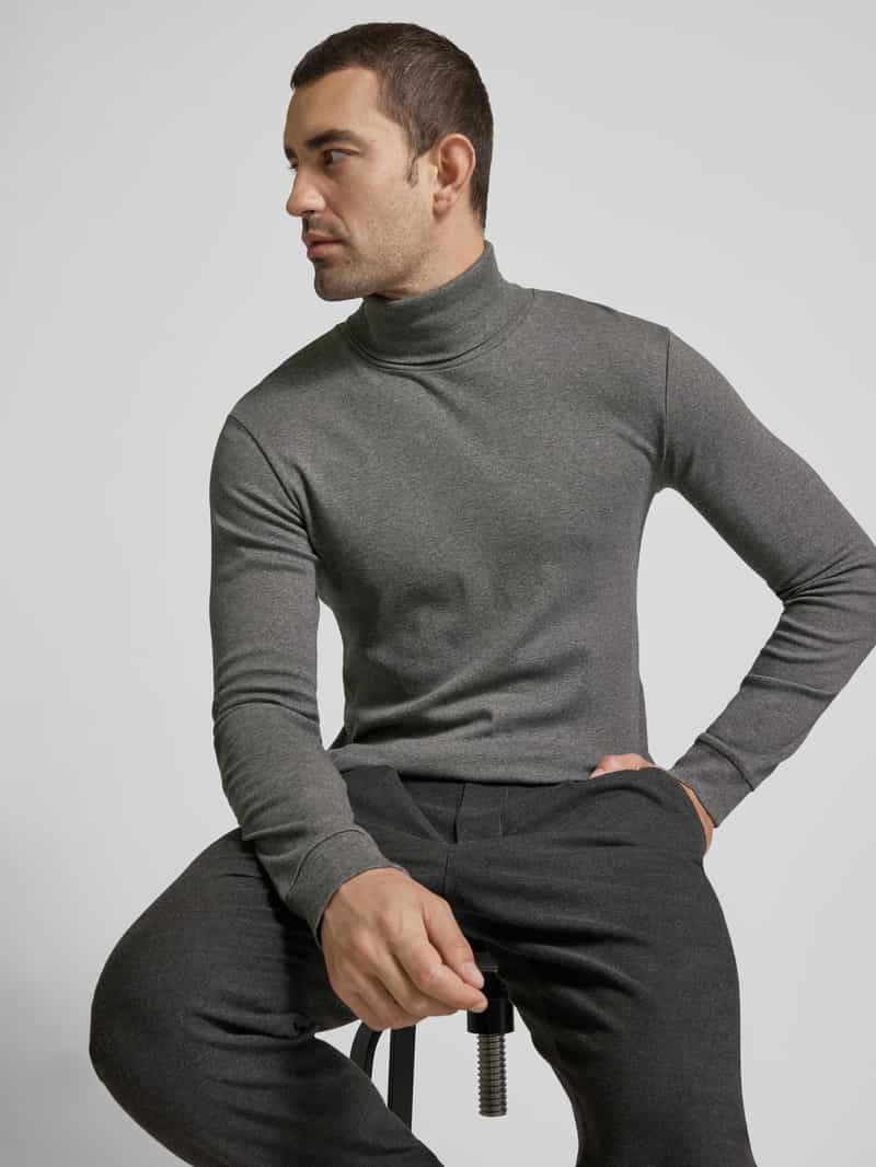 MARC O POLO Shirt met lange mouwen en col
