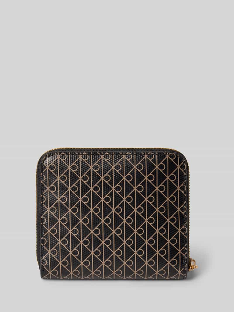 CK Calvin Klein Portemonnee met all-over print model 'Square'