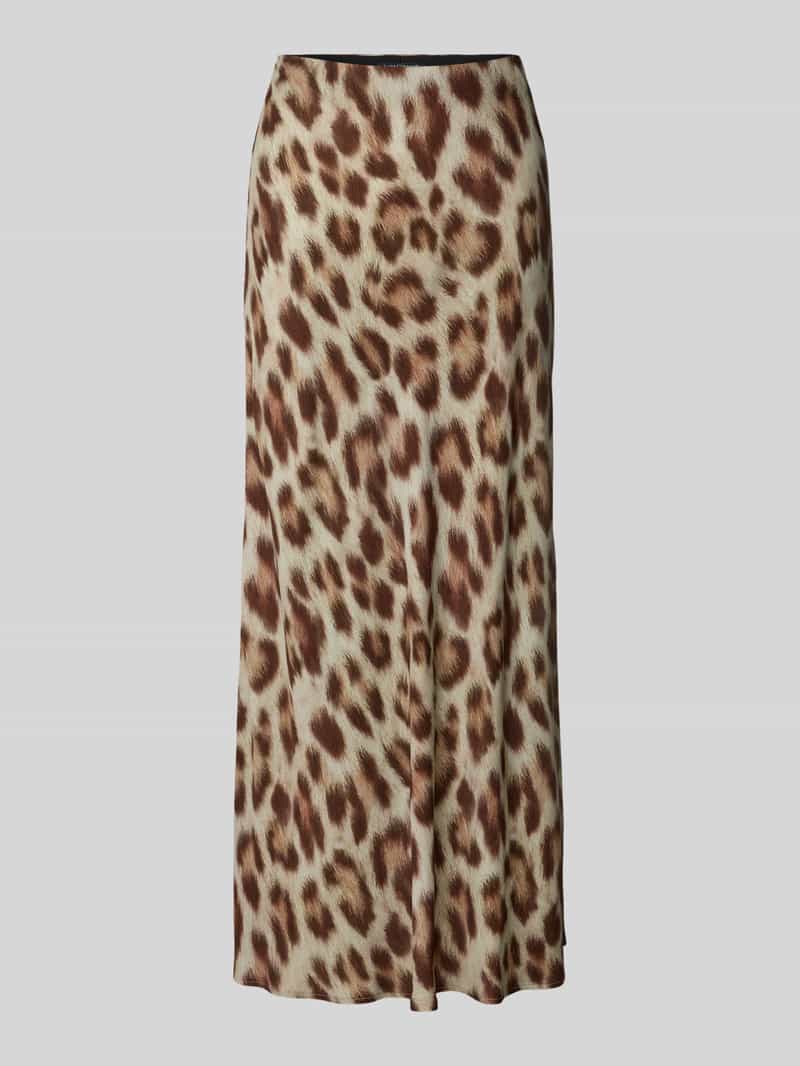 LUISA CERANO Maxirok van viscose met dierenprint