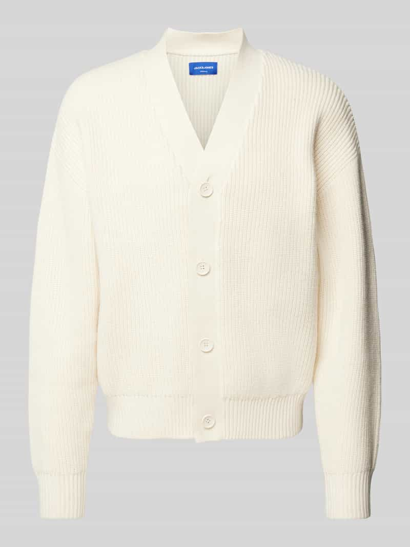 Jack & jones Cardigan met V-hals, model 'DASH'