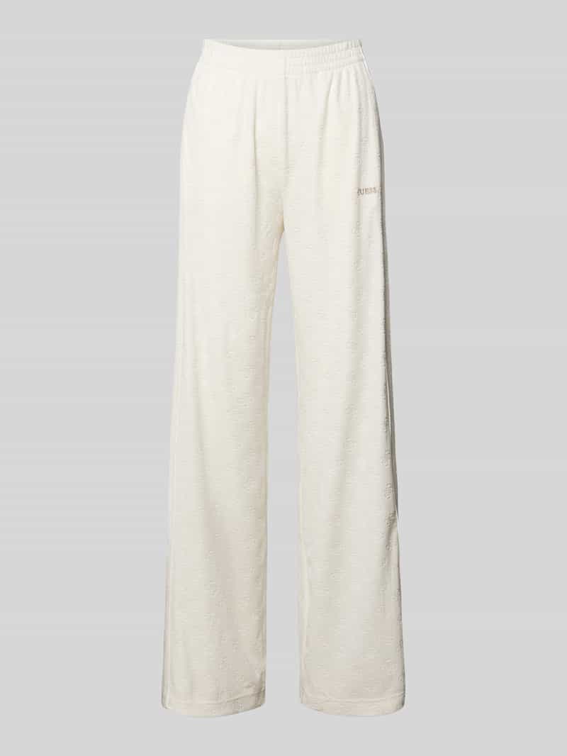 Guess Activewear Straight fit sweatpants met labelstitching model 'KRISSY'
