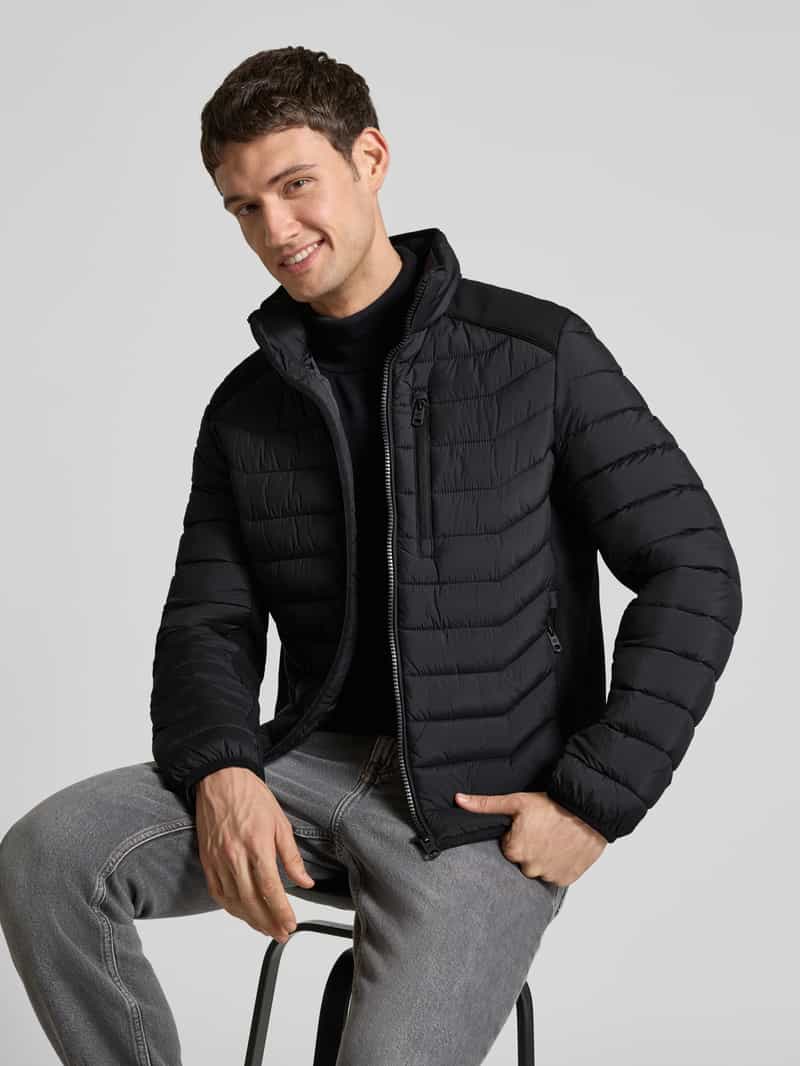 Tom Tailor Regular fit gewatteerd jack met ritssluiting