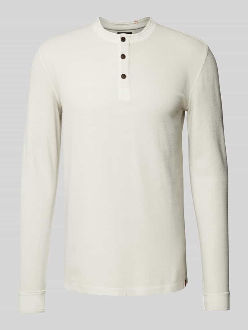 Superdry Shirt met lange mouwen en labeldetail