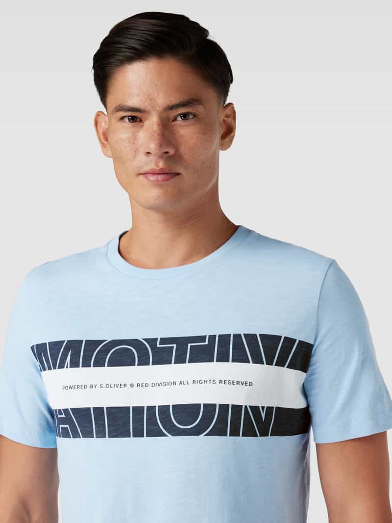 s.Oliver RED LABEL T-shirt met ronde hals