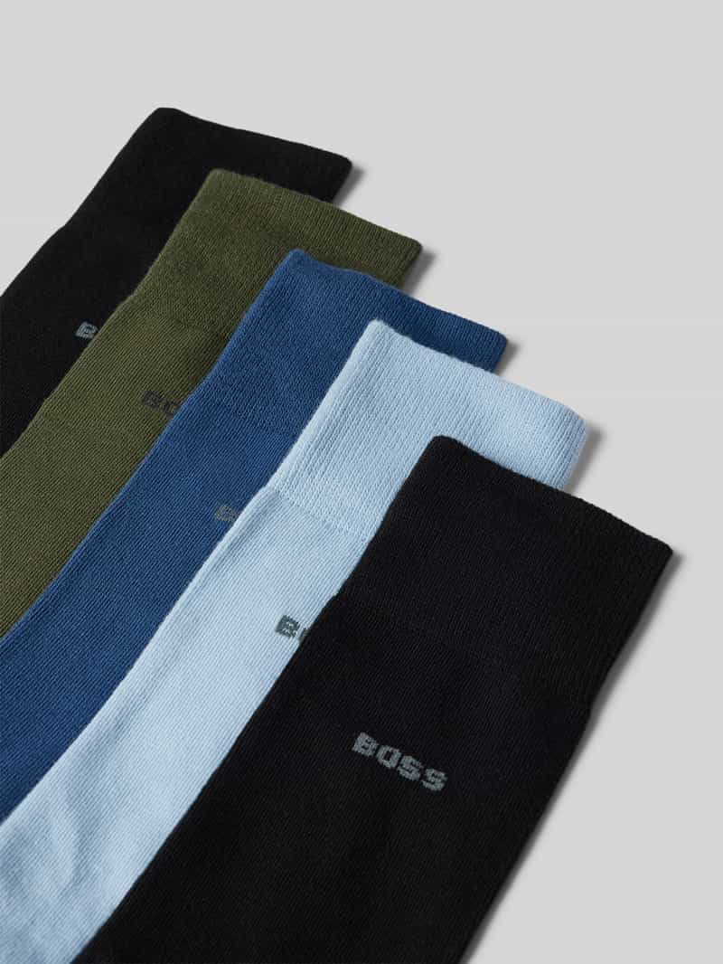 Boss Sokken met labelprint in een set van 5 paar