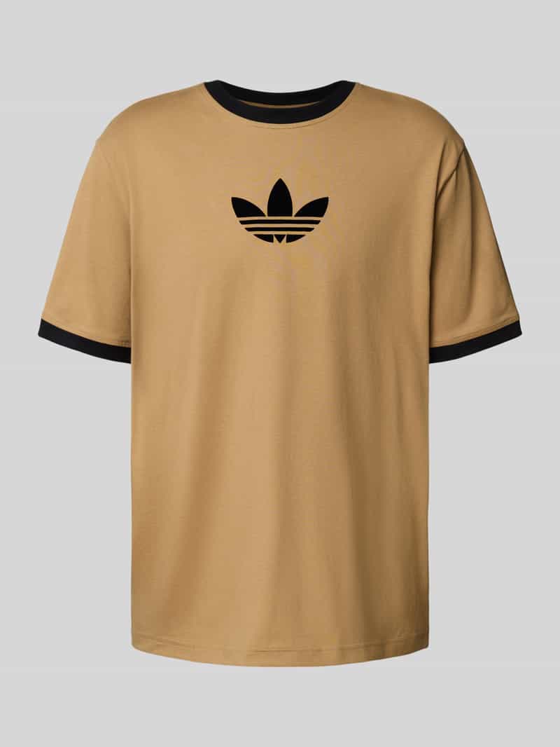 adidas Originals T-shirt met logo en ronde hals