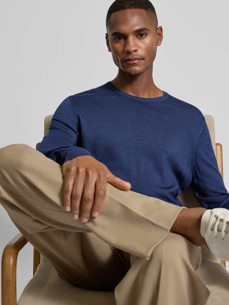 GRAN SASSO Gebreide pullover met ribboorden