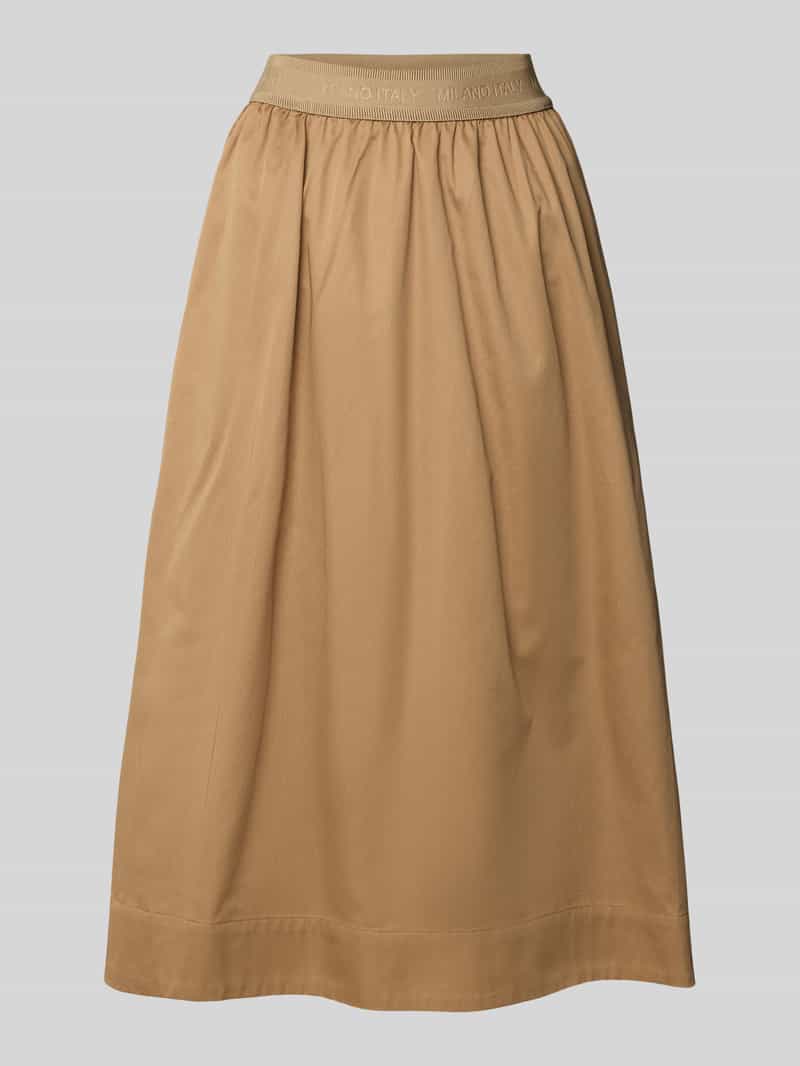 milano italy Midirok met elastische band met label