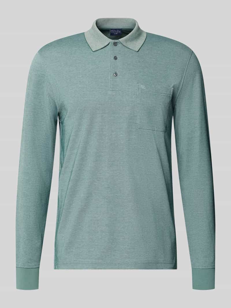 Christian Berg Men Regular fit poloshirt met katoen-aandeel