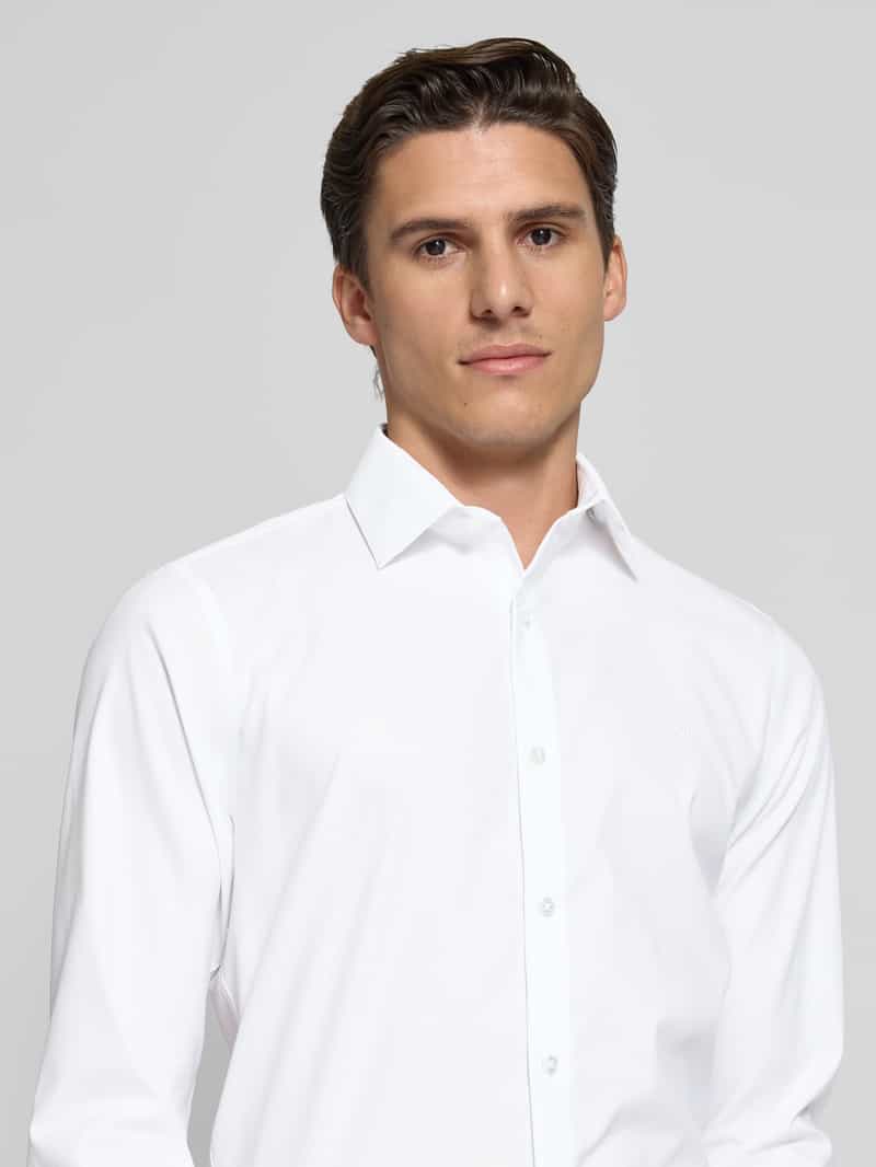 CK Calvin Klein Slim fit zakelijk overhemd met kentkraag