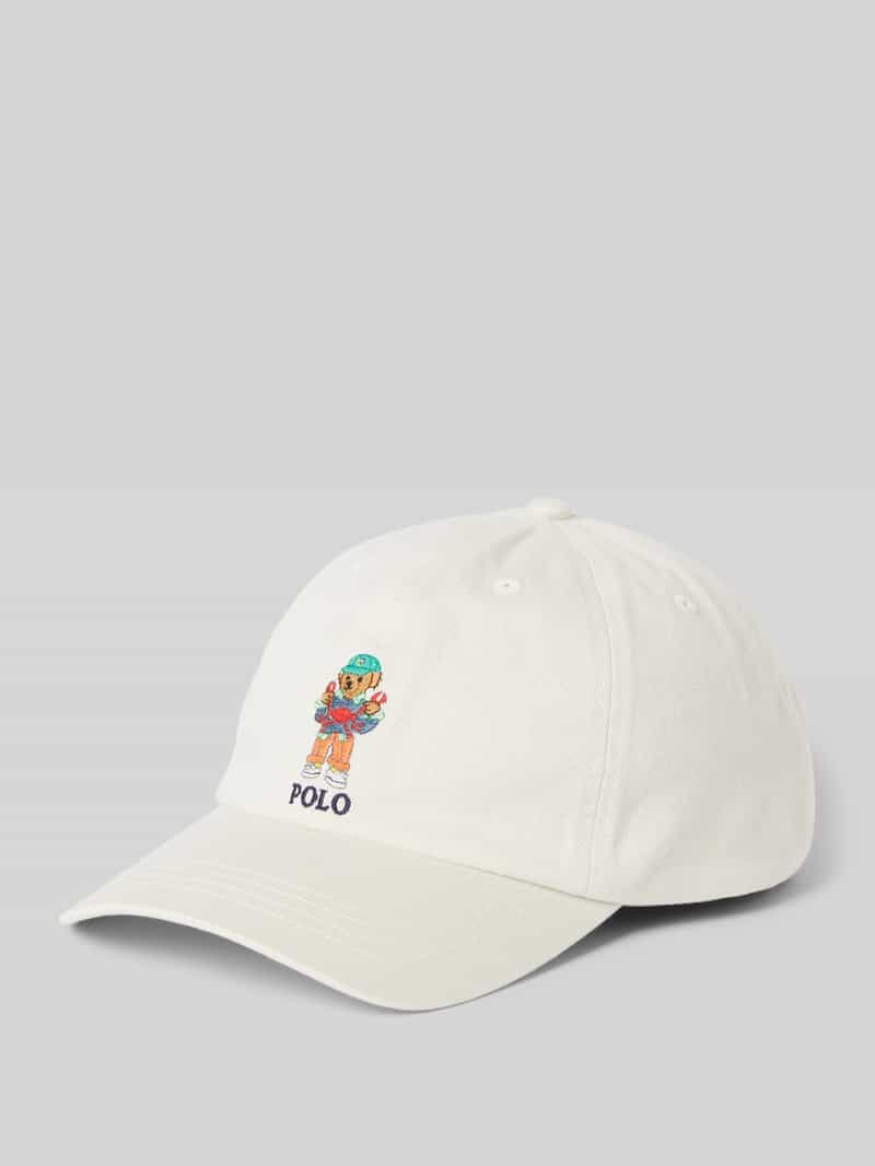 Polo Ralph Lauren Kids Baseballpet met labelstitching