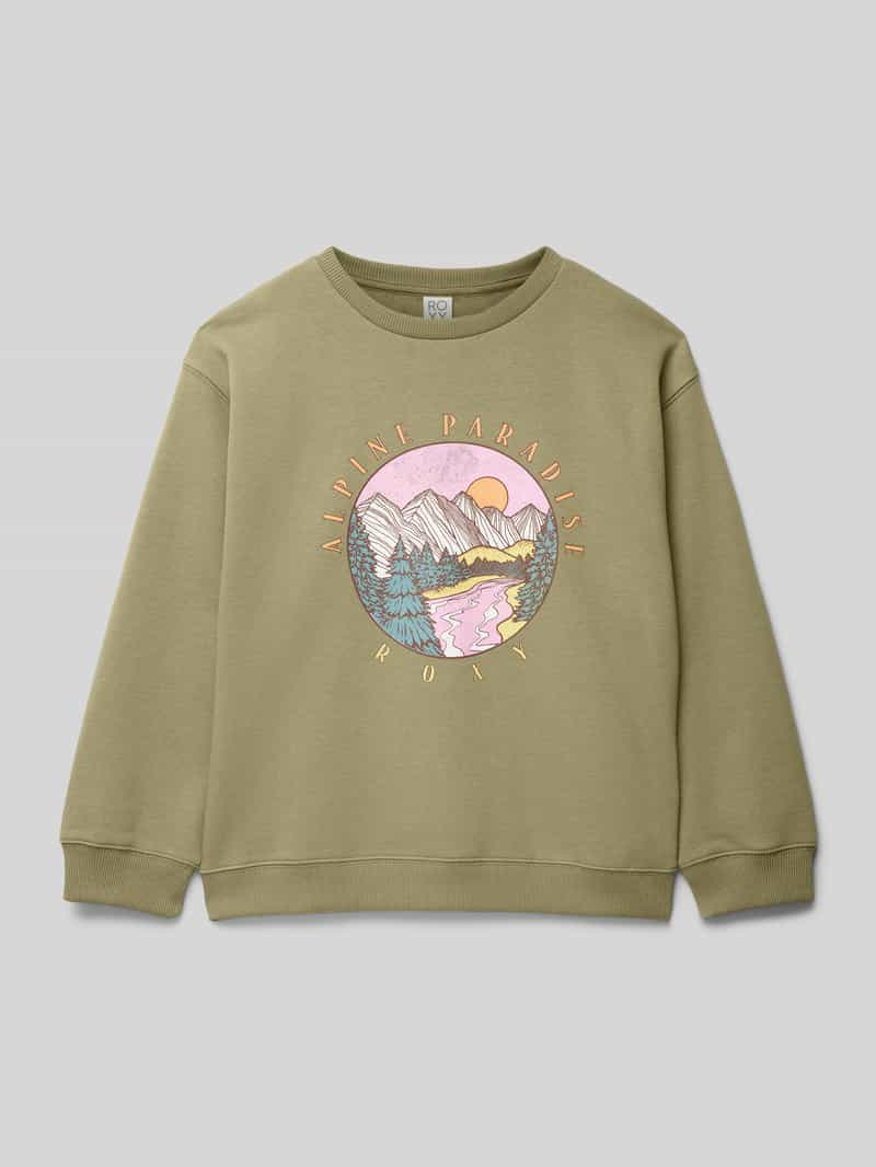 Roxy Sweatshirt met motiefprint, model 'MORNING HIKE'