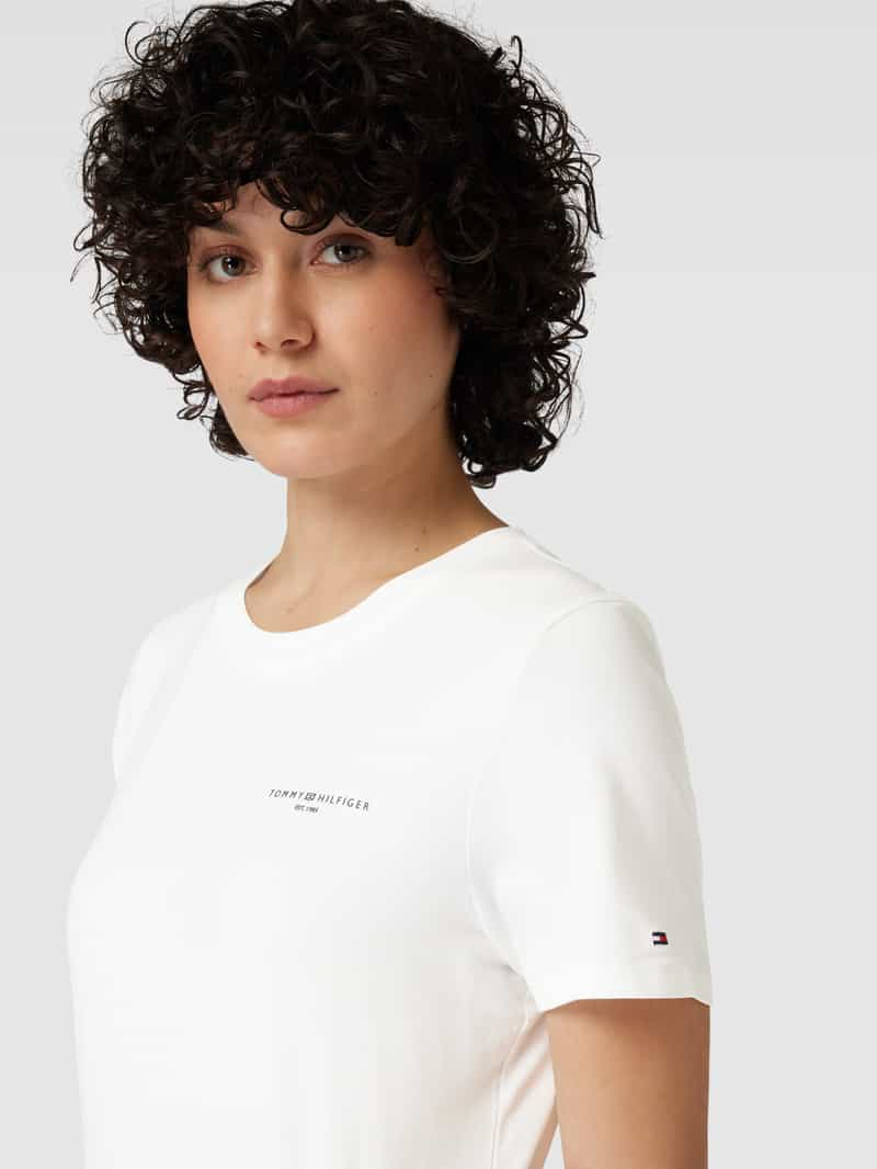 Tommy Hilfiger T-shirt met labelprint model '1985'