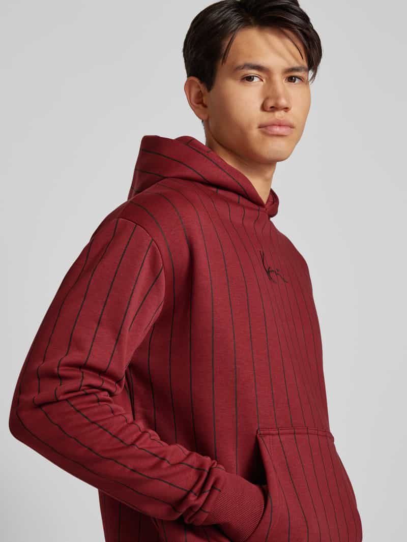 Karl Kani Hoodie met labelstitching