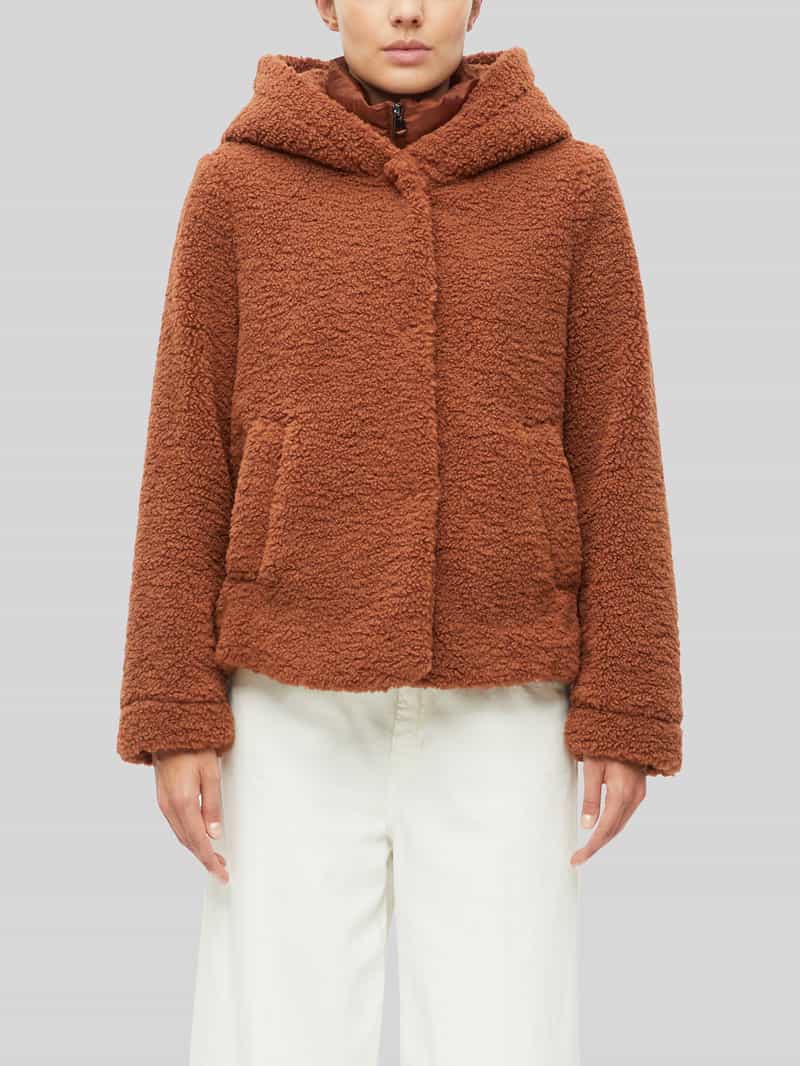 s.Oliver RED LABEL Teddyjack met capuchon