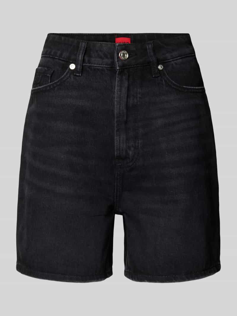 HUGO Regular fit korte jeans in 5-pocketmodel model 'Gelita'