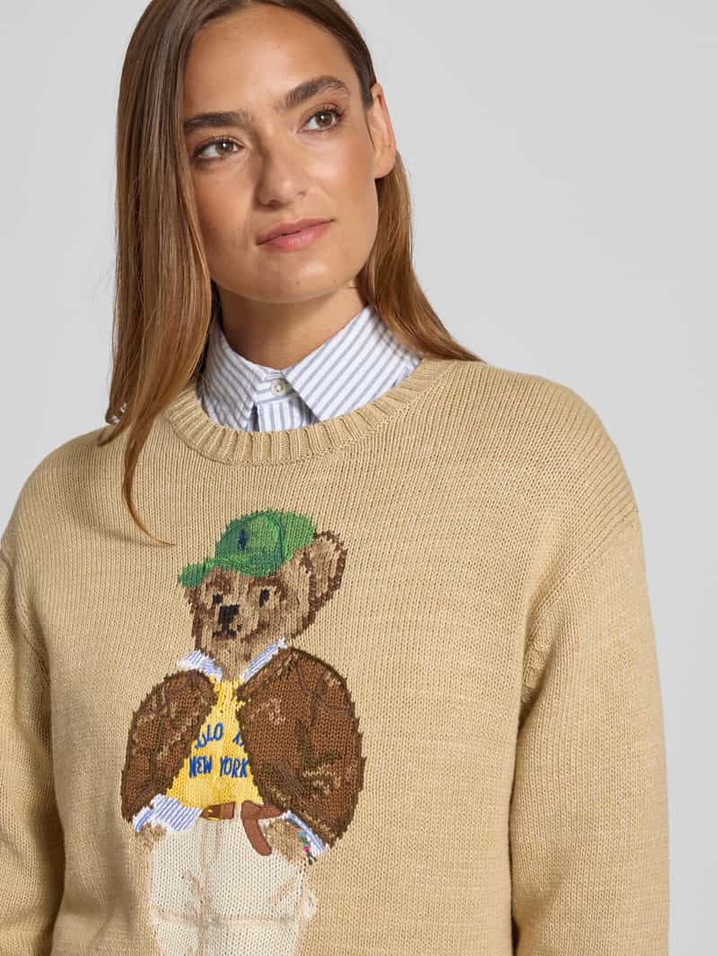 Polo Ralph Lauren Gebreide pullover met ribboorden