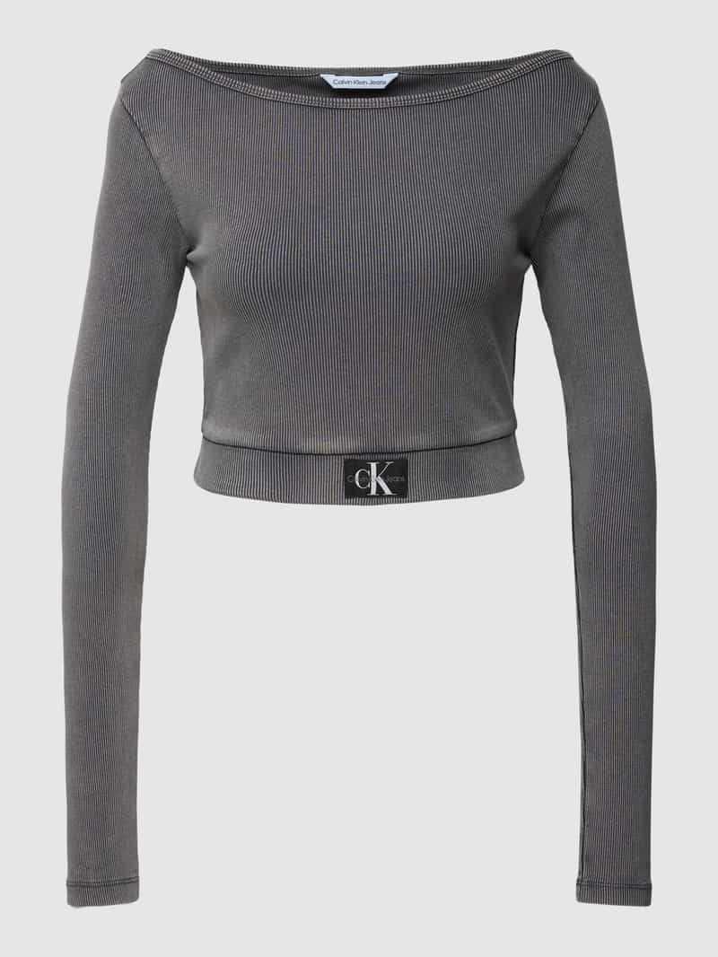 Calvin Klein Jeans Korte top met boothals