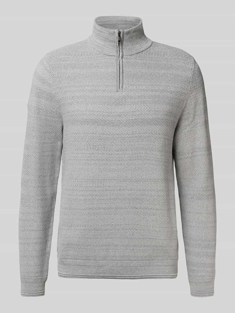 Superdry Gebreide pullover met opstaande kraag