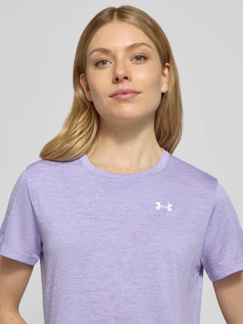 Under Armour T-shirt met logo en ronde hals