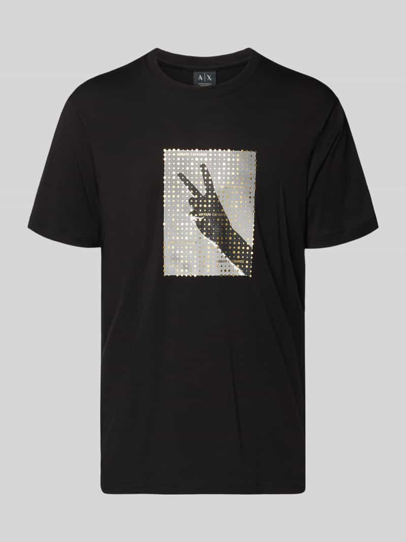Armani Exchange T-shirt met motiefprint