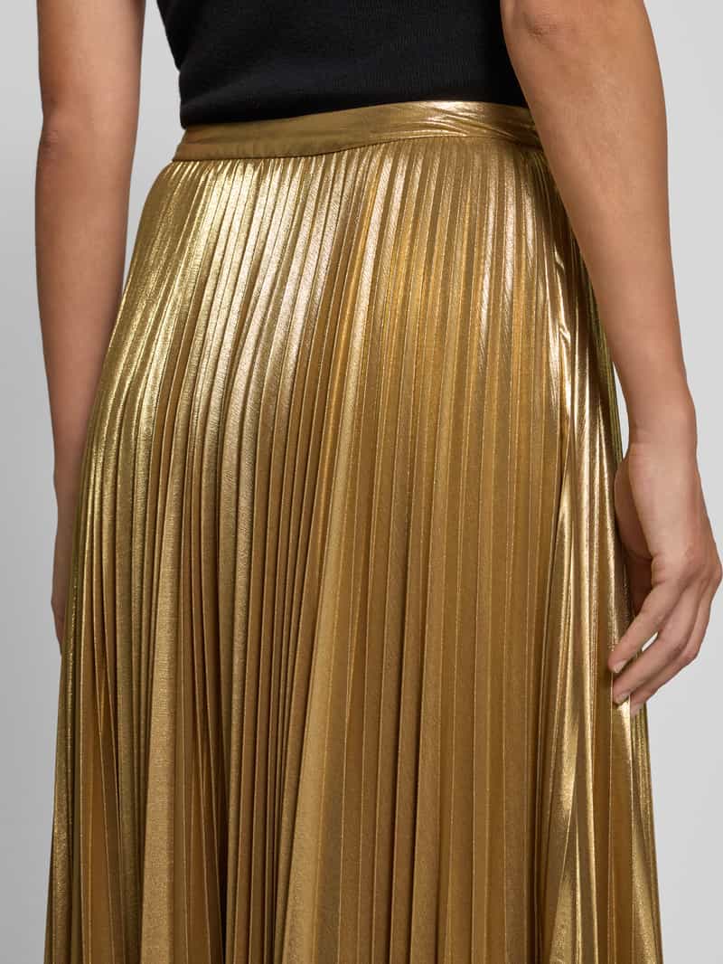 Lauren Ralph Lauren Midirok met plissévouwen model 'VANETTA'