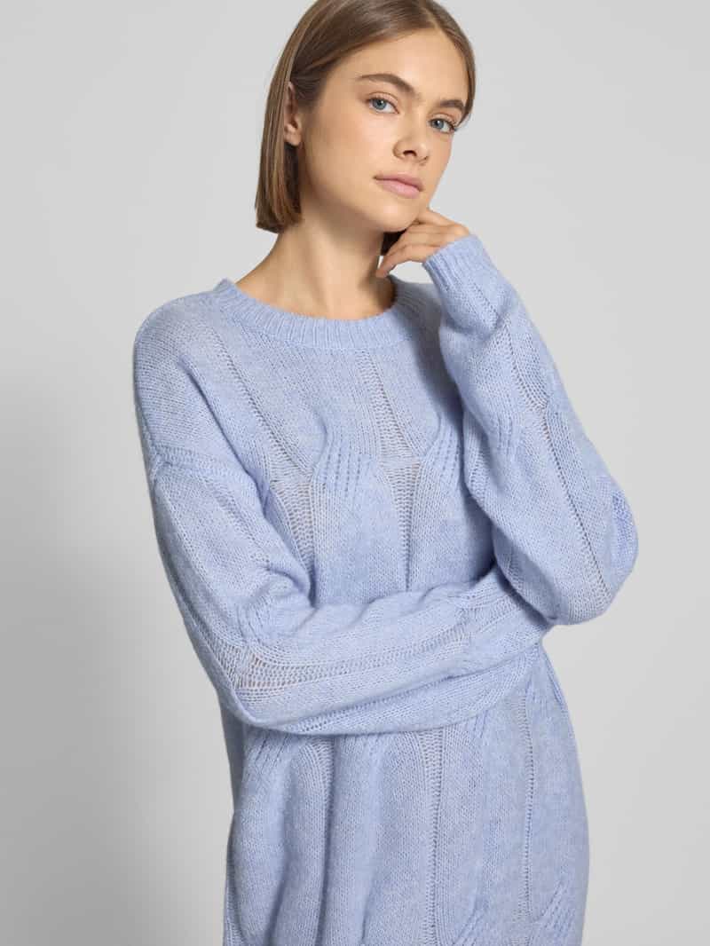 Pieces Relaxed fit gebreide jurk met wol model 'JENNA'