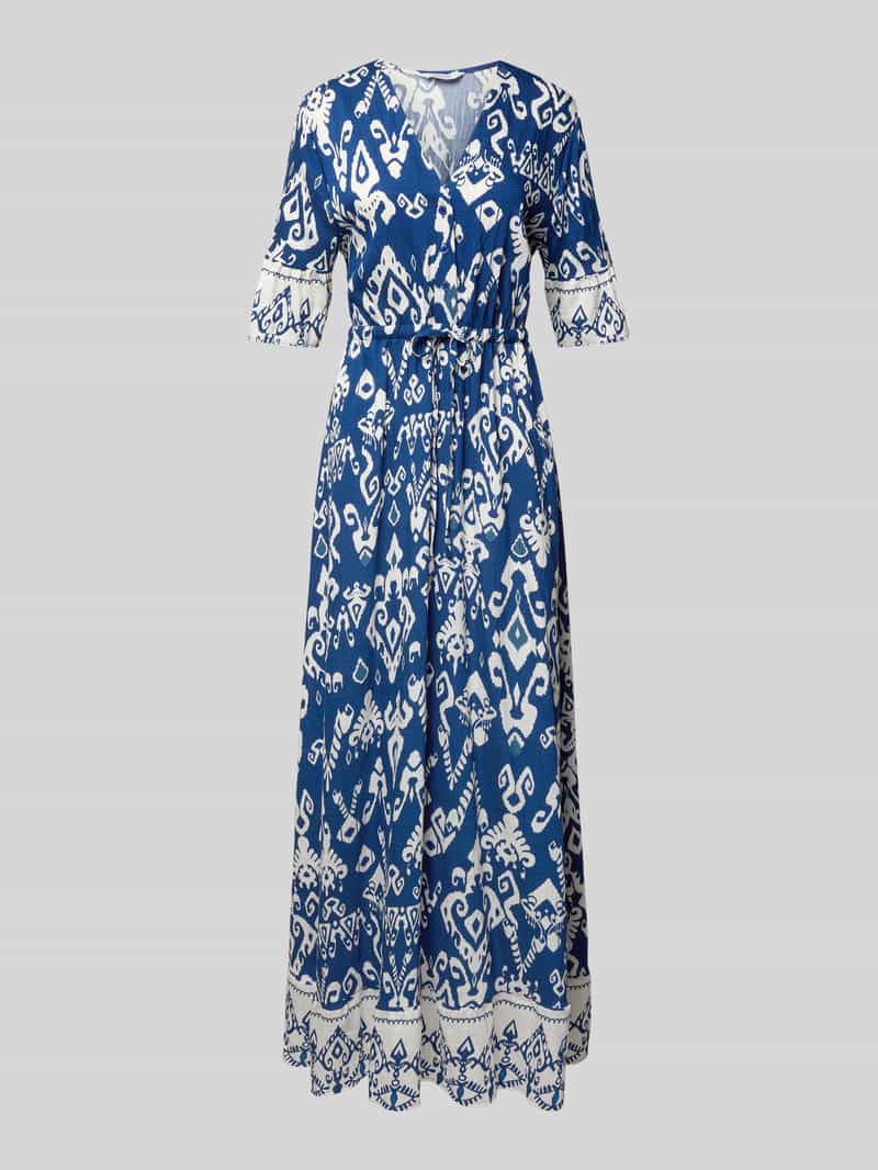 b.Young Maxi-jurk met V-hals model 'JASMINA'