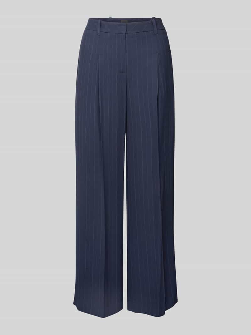 Boss Regular fit pantalon van pure viscose