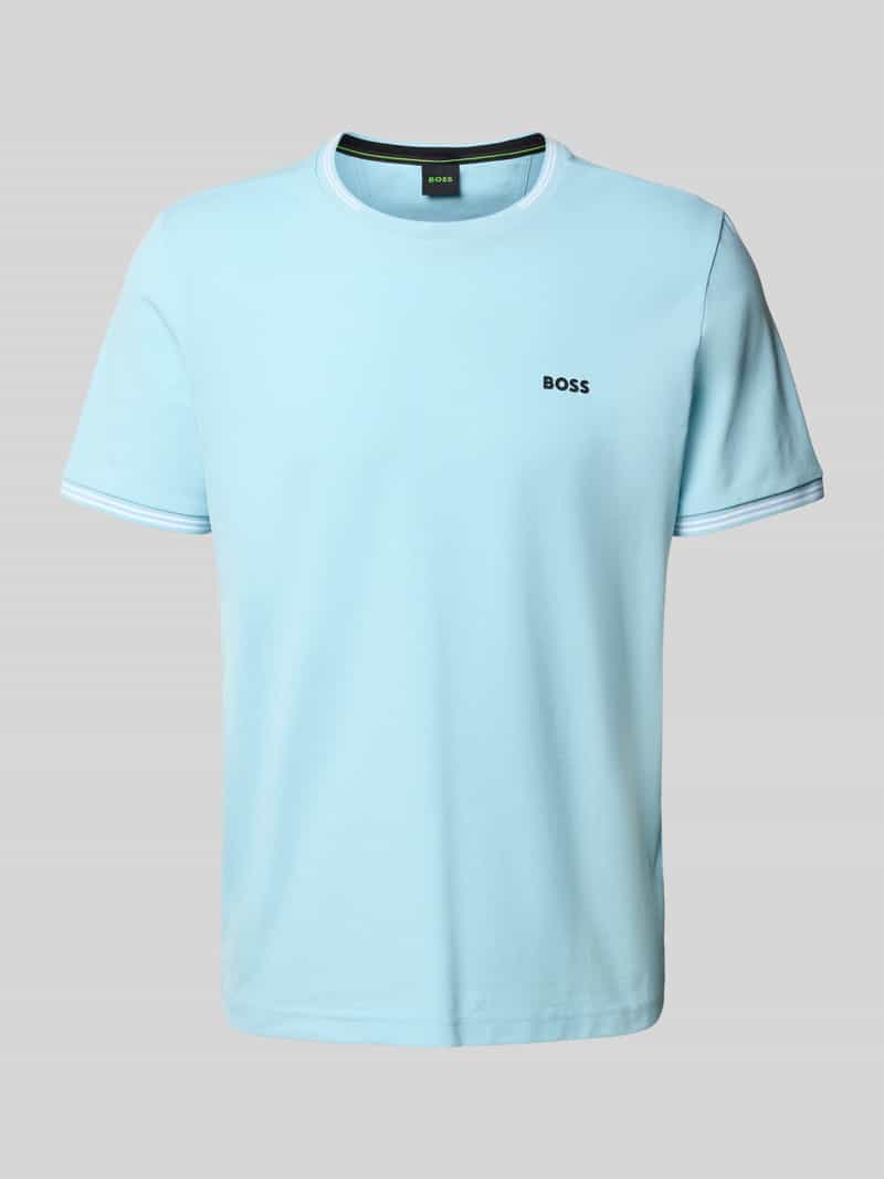 BOSS Green Regular fit T-shirt van katoenmix model 'TAUL'