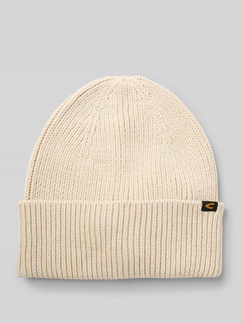 camel active Beanie met labeldetail