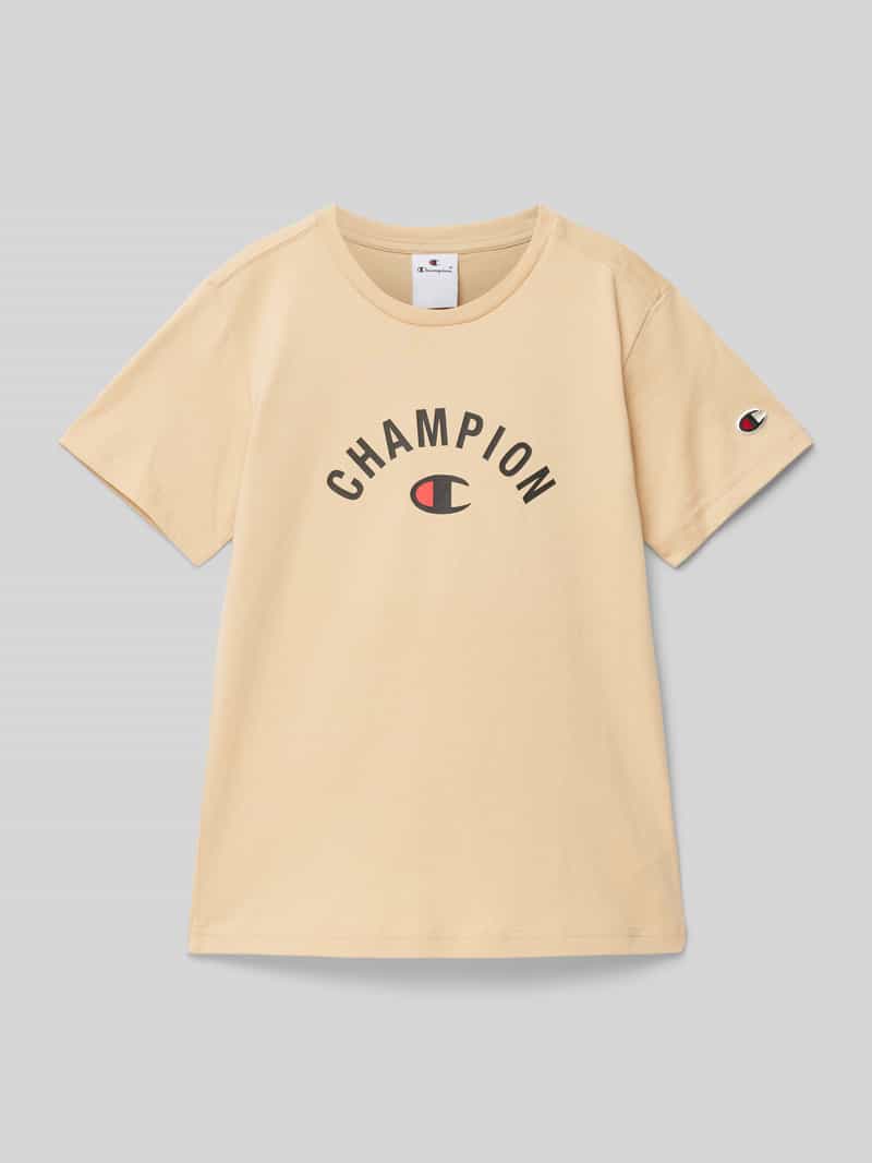 Champion T-shirt met labelprint