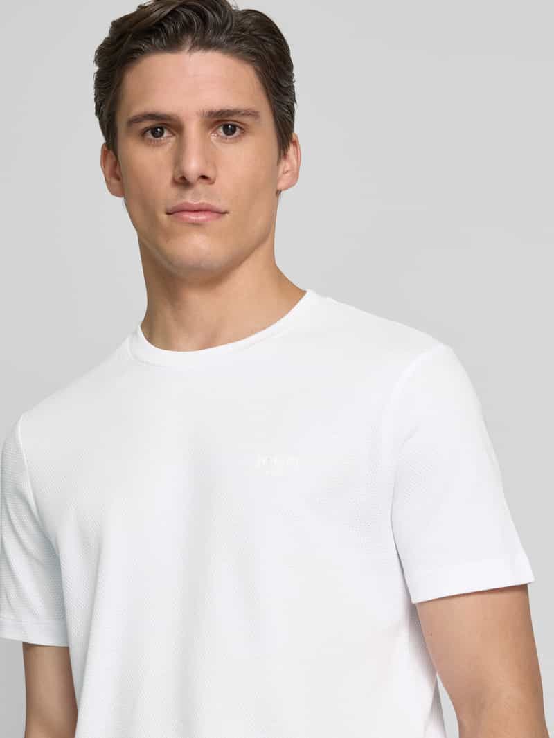 JOOP! JEANS T-shirt met structuurmotief model 'Aslomar'