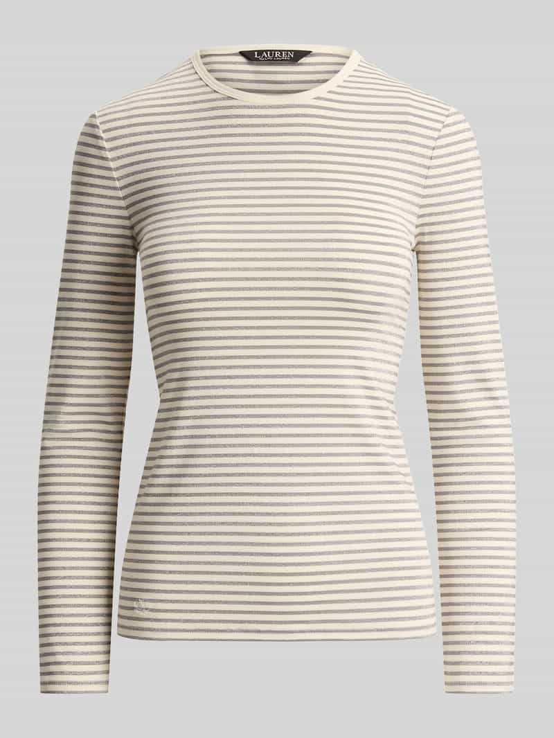 Lauren Ralph Lauren Regular fit shirt met lange mouwen van katoenmix