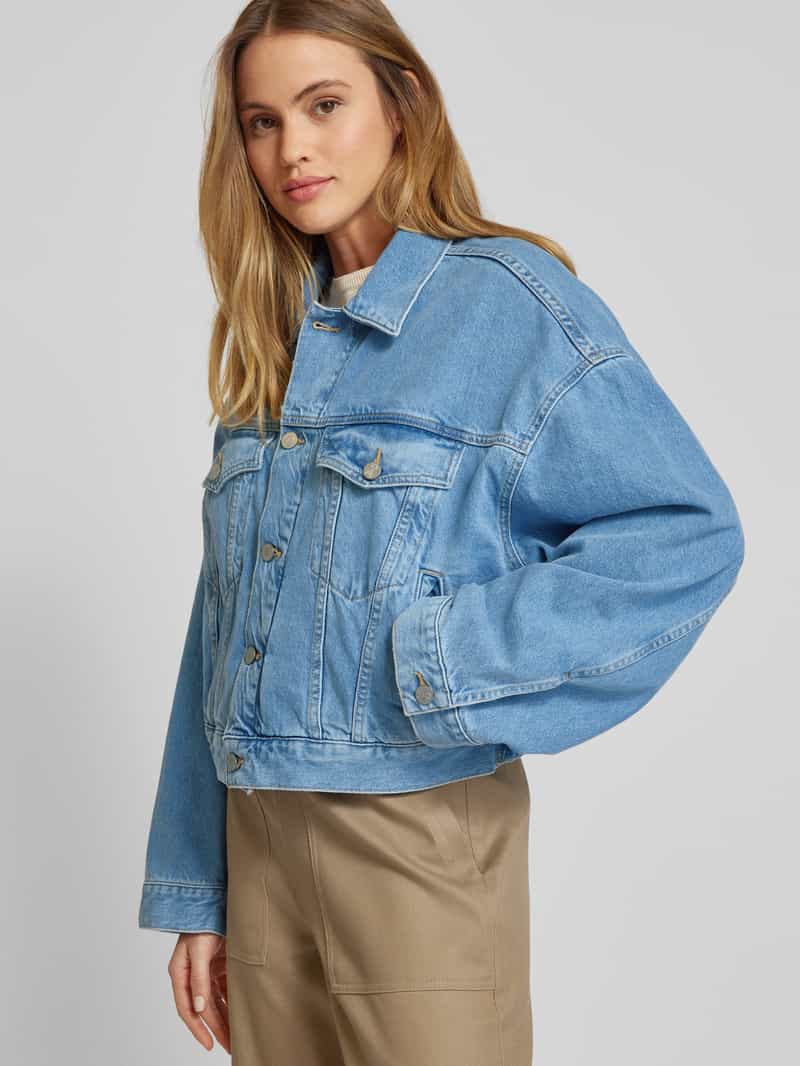ARMEDANGELS Jeansjack met platte kraag model 'PAASITHE'