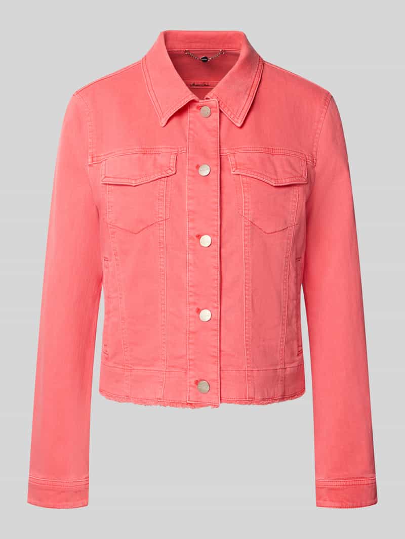 Marc Cain Regular fit jeansjack met borstzakken