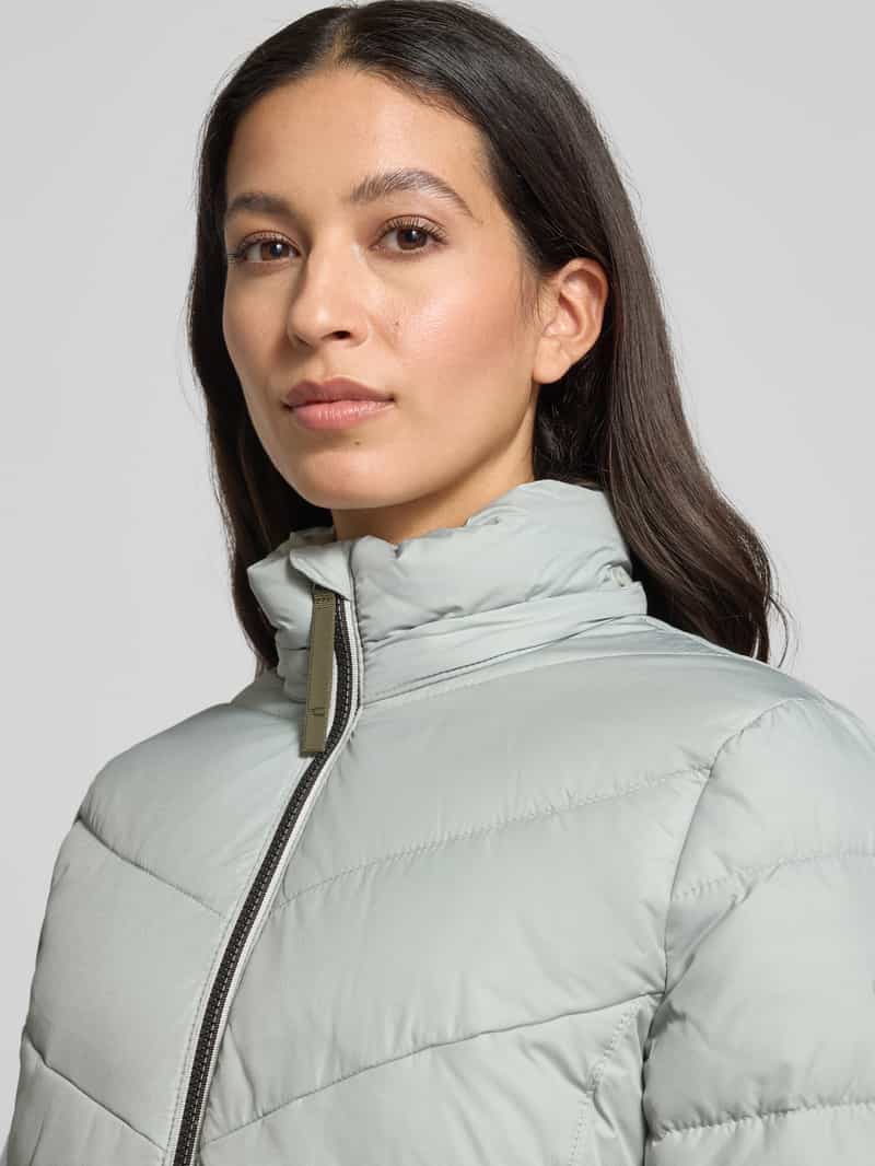 camel active Lange gewatteerde jas met tweewegritssluiting