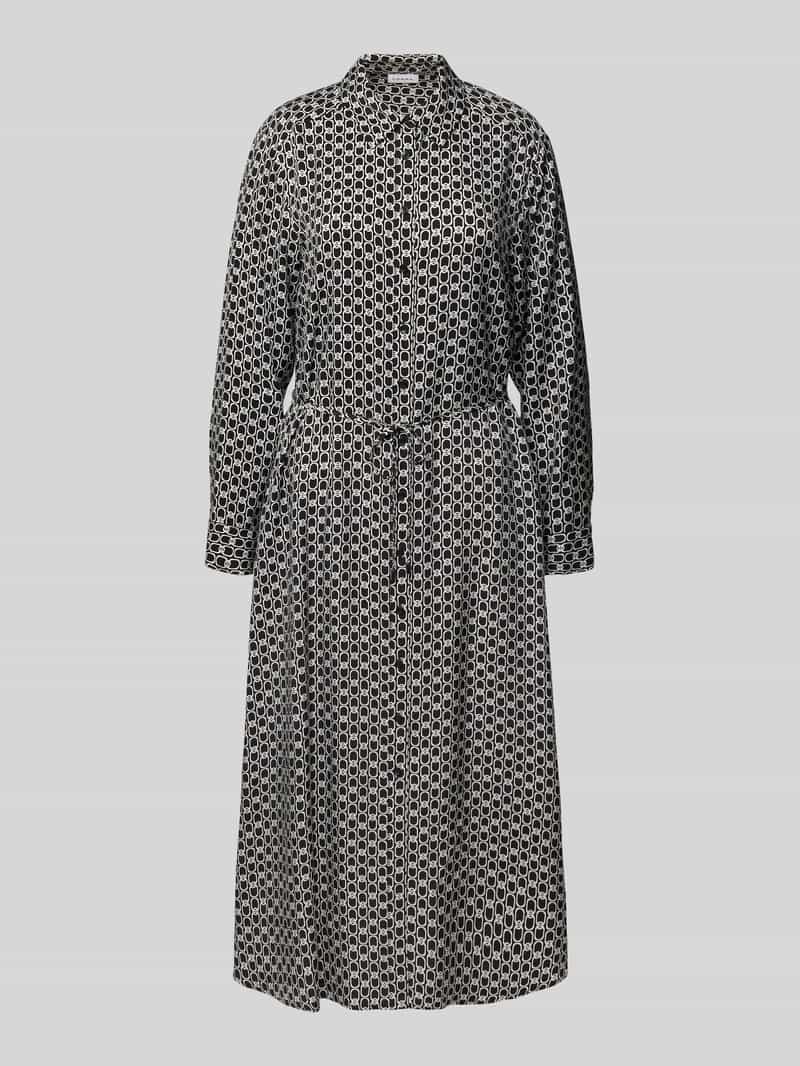 comma Midi-jurk met knoopsluiting
