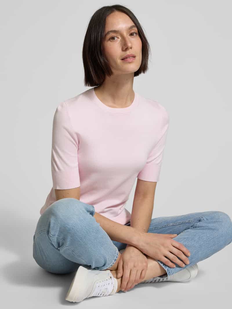 s.Oliver RED LABEL Slim fit gebreide trui van viscosemix