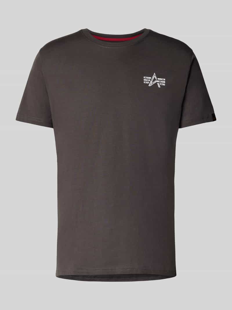 alpha industries T-shirt met labelprint