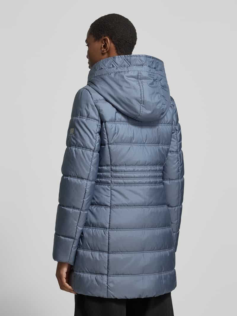 Betty Barclay Regular fit gewatteerde mantel met afneembare capuchon