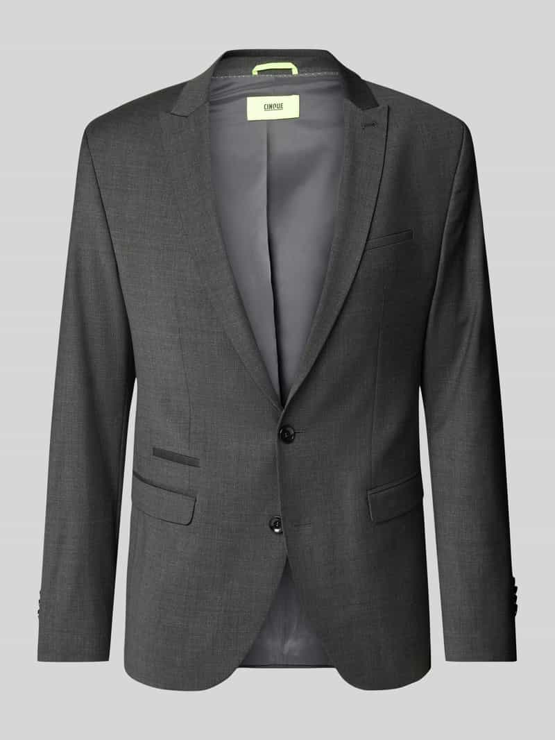 Slim fit 2-knoops colbert met stretch, model 'CiCastello' - 'CIPOWERSTRETCH'