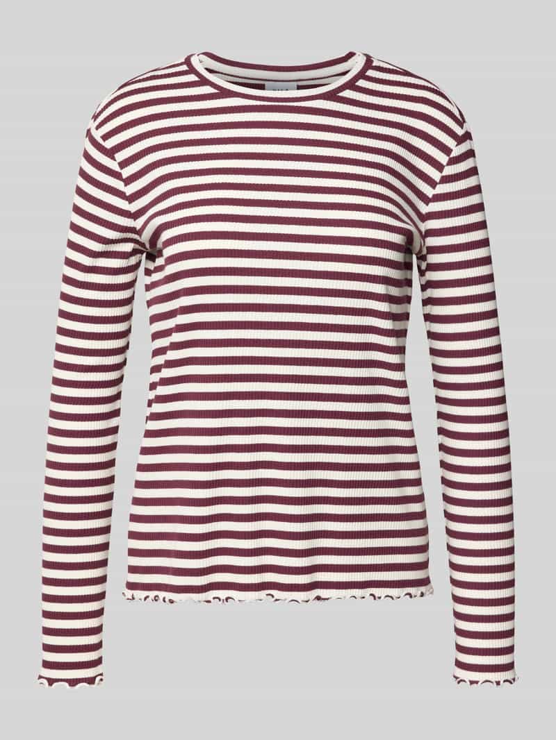 Vila Shirt met lange mouwen en ronde hals model 'THESSA'