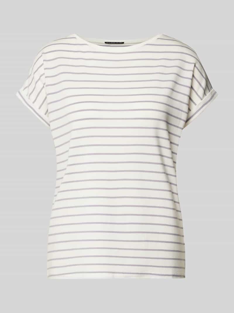 QS T-shirt met streepmotief