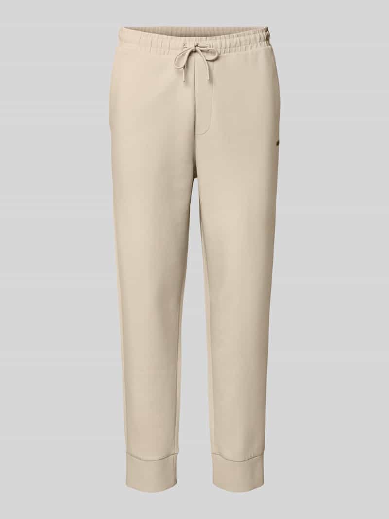 BOSS Green Regular fit sweatpants van katoenmix