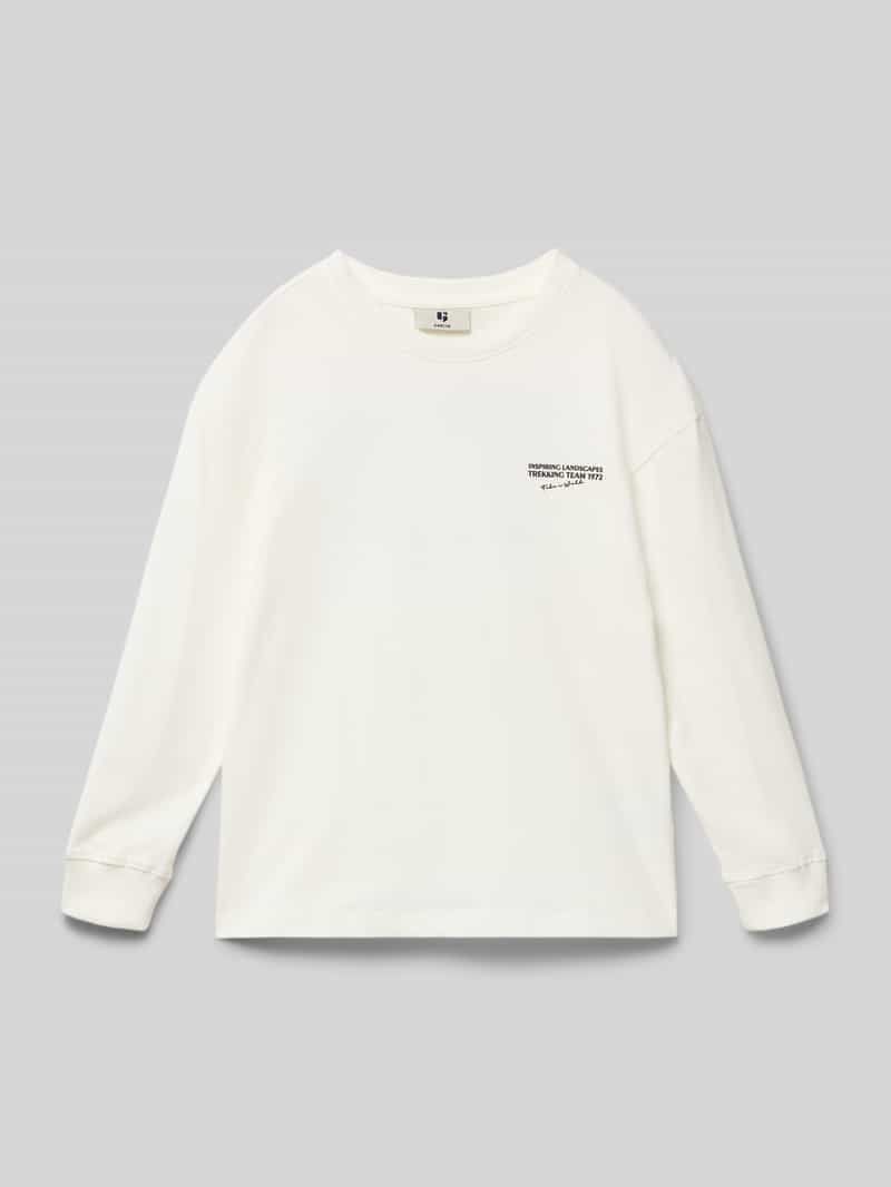 Garcia Shirt met lange mouwen en ribboorden