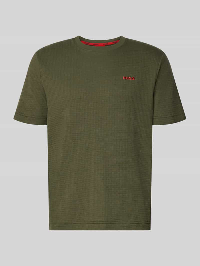 Regular fit t-shirt van katoenmix