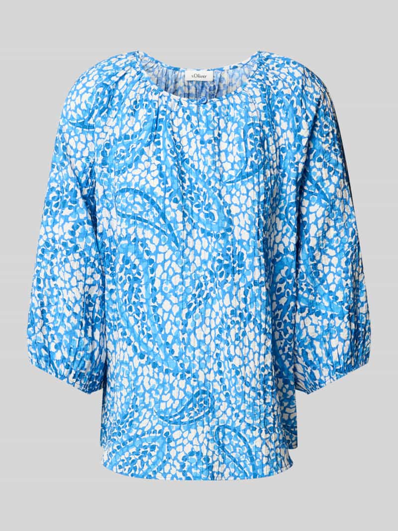 S.Oliver Klassieke blouse met print all-over